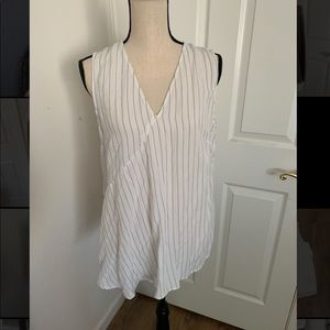 Pin striped blouse size Large